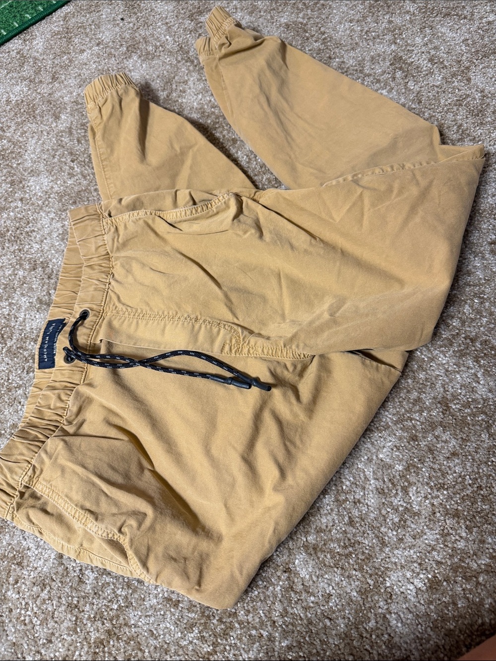 American Eagle Outfitters Kids Mustard/Tan Jogger Pants